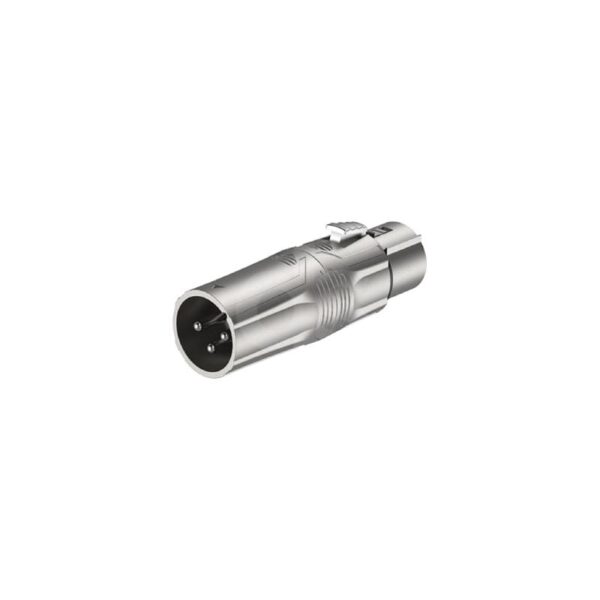 Adaptador Plug XLR 3P = Jack XLR 5P Niquelado Roxtone RA5XF3XM Diosonic Bogota