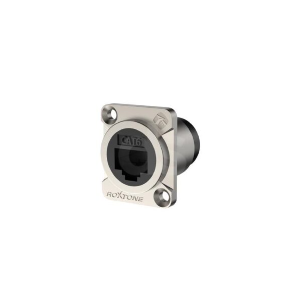Adaptador para chasis RJ45(CAT6) Negro Roxtone RAE8FD C6 B Duosonic Bogota