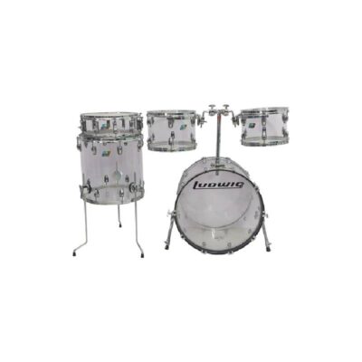 Batería Ludwig VISTALIT 5PC L9125LX38 clear Duosonic Bogota