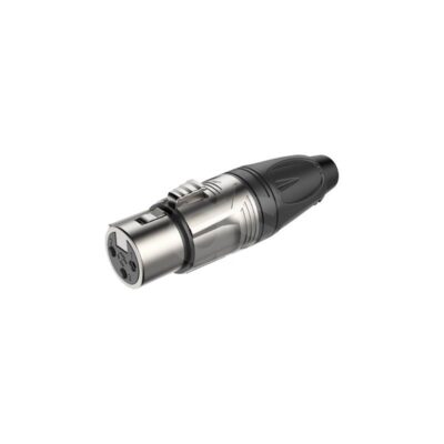 Jack XLR de 3 polos silver Roxtone RX3F NT Duosonic Bogota