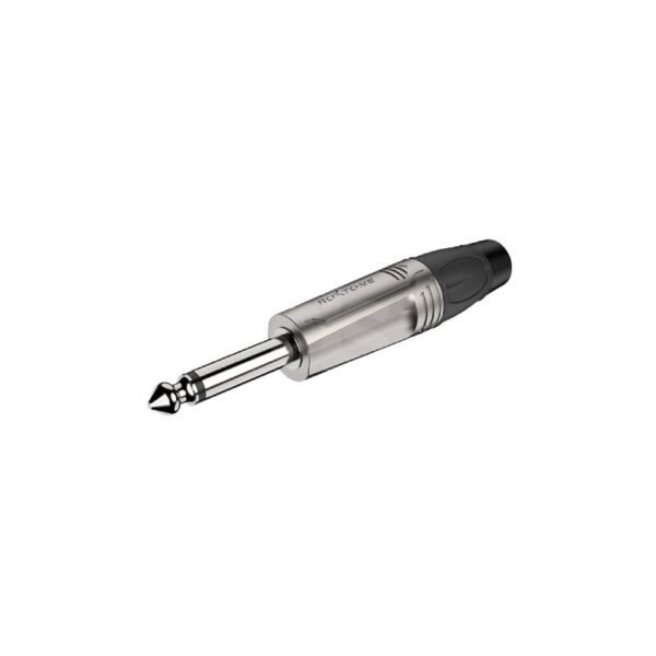 Plug Monofónico 6.3mm pintura negra electroforética Roxtone RJ2P BN Duosonic Bogota