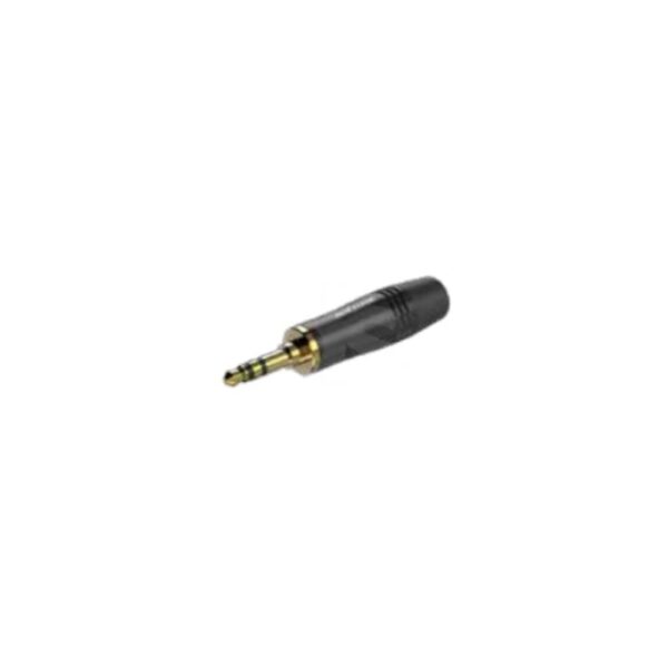 Plug TRS 3.5mm negro dorado cola plástica Roxtone MJ3 BG Duosonic Bogota