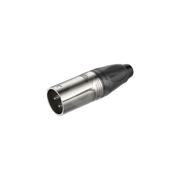Plug XLR de 3 polos silver Roxtone RX3M NT Duosonic Bogota