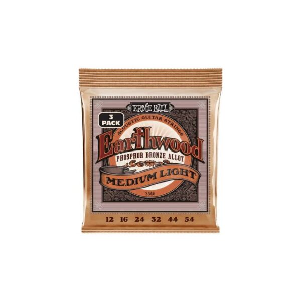Encordado Ernie Ball guitarra acústica 3546 12 54 x3 Duosonic Bogota