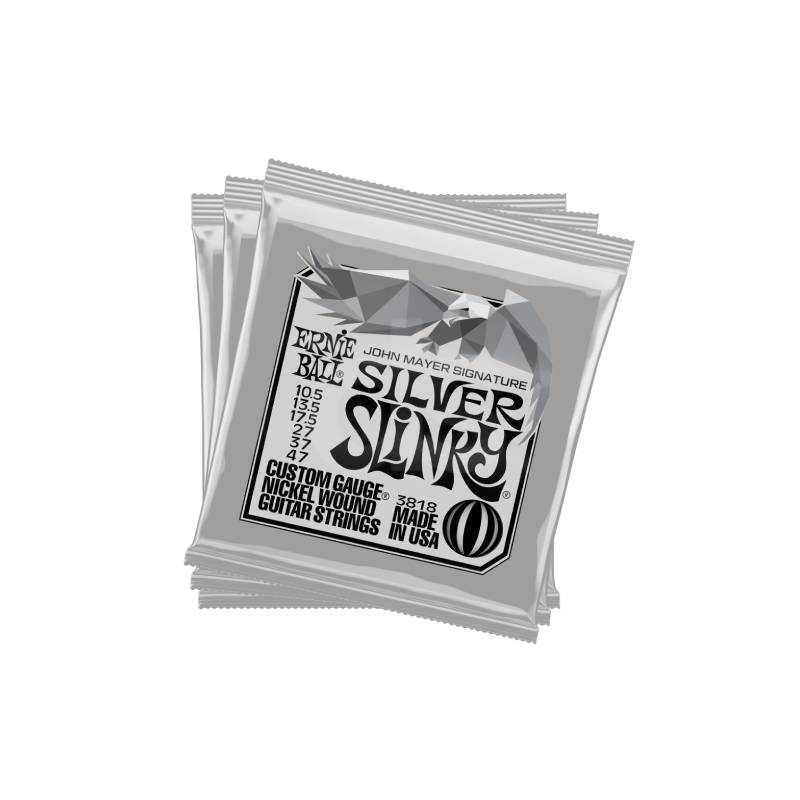 Encordado Ernie Ball guitarra eléctrica 3818 10.5 47 x3 Duosonic Bogota