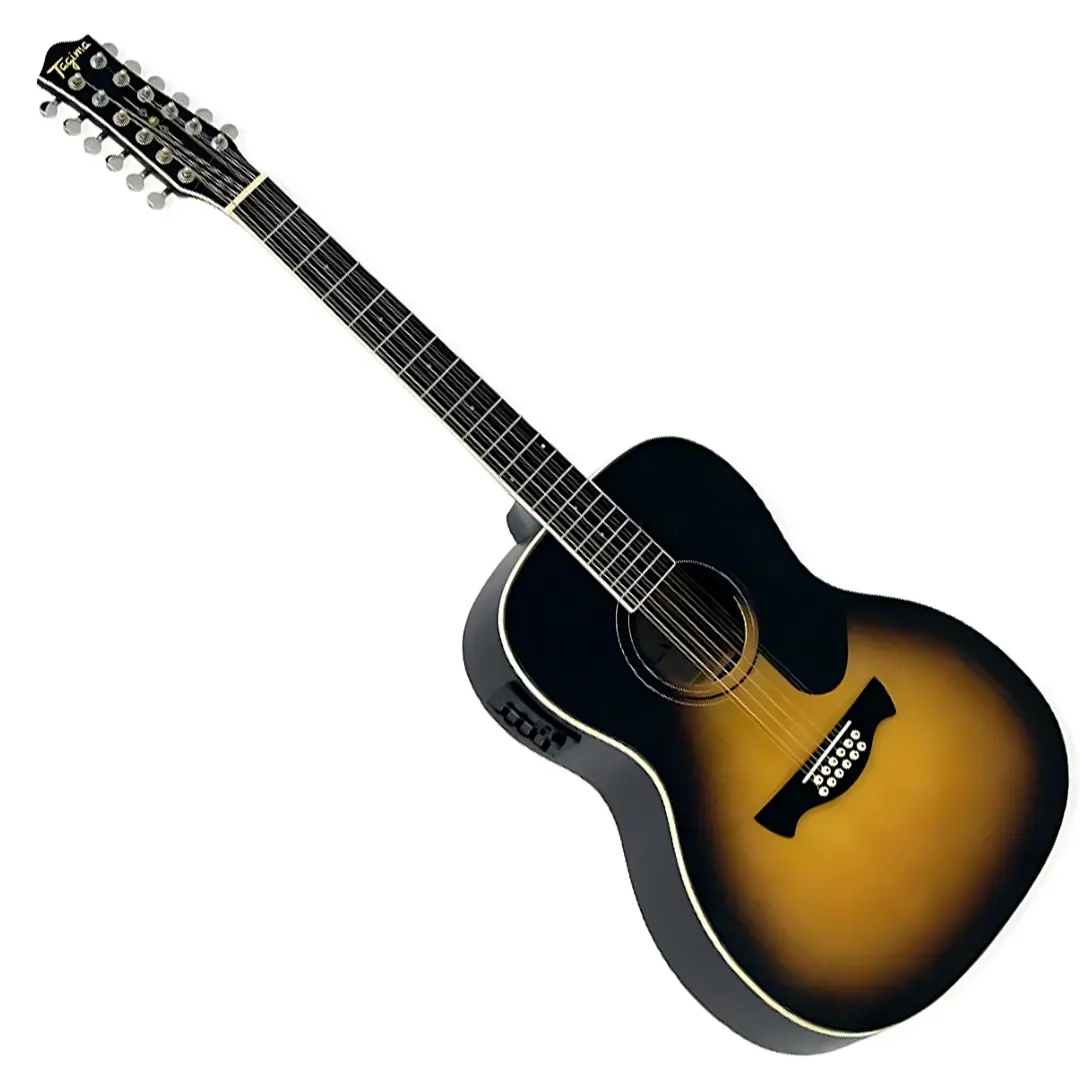 Guitarra electroacústica Tagima AZTECA XII NC EQ NTAB DF BK