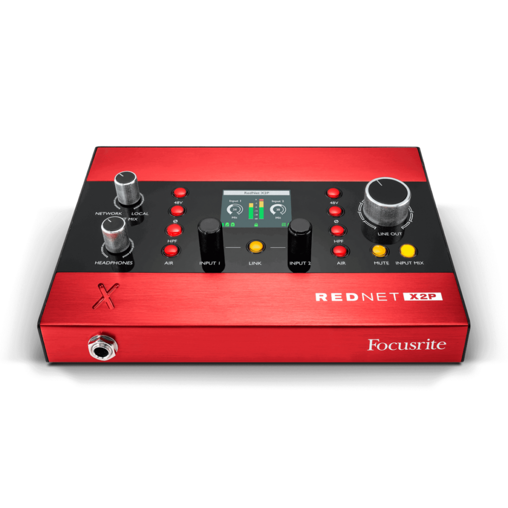 Interfaz de audio Focusrite RedNet X2P Dante