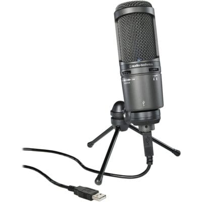 Kit de micrófono condensador Audiotechnica AT2020CW