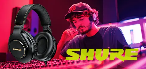 audifonos de diadema shure